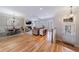 Bright and airy living room with hardwood floors, fireplace, and ample seating at 2368 Saint Davids Nw Sq # 4, Kennesaw, GA 30152
