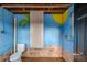 Unfinished basement bathroom with painted walls, toilet and overhead lighting at 3625 Knoll Crest Trl, Buford, GA 30519