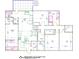Proposed 1st floor plan layout featuring bedrooms, bathrooms, kitchen, and living areas at 2134 Nw Abner Nw Pl, Atlanta, GA 30318