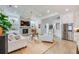 An open concept floorplan featuring a large living room and kitchen area at 603 Old Peachtree Ne Rd, Lawrenceville, GA 30043