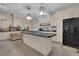 Bright kitchen with a center island, updated appliances, and a dining area at 1421 Hedgewood Nw Ln, Kennesaw, GA 30152