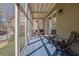 Inviting screened porch with comfortable seating, perfect for enjoying the outdoors at 1421 Hedgewood Nw Ln, Kennesaw, GA 30152
