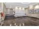 Stylish lobby with marble walls, decorative screen, modern seating, and art at 3060 Pharr Court North Nw # 619, Atlanta, GA 30305
