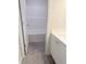 Bathroom with single vanity and tile flooring at 1847 Kingsmere Run Dr, Loganville, GA 30052