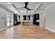 Spacious open-concept living area flows to kitchen with backyard access at 270 New Hope Rd, Lawrenceville, GA 30046