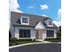 Charming exterior view of a brick home featuring a gray roof and manicured landscaping at 106 Cottage Gate Ln, Roswell, GA 30076