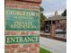 Community entrance sign for Georgetown of Atlanta Private Residences on a brick wall at 3125 Colonial Way # H, Atlanta, GA 30341