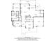 Detailed first floor plan with living spaces including kitchen, living room, primary bedroom, and breakfast nook at 1525 Thomas Rd, Canton, GA 30115