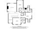Upstairs floor plan featuring bedrooms, bathrooms, laundry, walk-in closets, and an open to below area at 1525 Thomas Rd, Canton, GA 30115