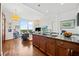 Gourmet kitchen features granite countertops, stainless steel fixtures and modern appliances at 3630 Peachtree Ne Rd # 1809, Atlanta, GA 30326