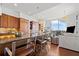 Gourmet kitchen features granite countertops, stainless steel fixtures and modern appliances at 3630 Peachtree Ne Rd # 1809, Atlanta, GA 30326