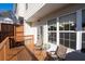 Cozy outdoor patio with seating, ideal for relaxing or entertaining guests with a beautiful view at 3782 Chattahoochee Summit Se Dr, Atlanta, GA 30339