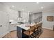 Spacious kitchen with an island, stainless steel appliances, and modern finishes at 1977 American Way # 30, Kennesaw, GA 30144