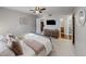 Spacious bedroom with an en-suite bathroom and a large walk-in closet, offering ample storage at 1181 Church St # G, Decatur, GA 30030