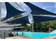 Enjoy community pool with ample shade structures providing cool comfort on sunny days at 1181 Church St # G, Decatur, GA 30030