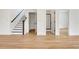 Modern living space offers a staircase and easy access to bathroom and other rooms at 3085 Jackson St, Hapeville, GA 30354