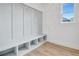 Functional mudroom features built-in storage cubbies, bench seating, and durable floors at 3085 Jackson St, Hapeville, GA 30354