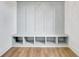 Functional mudroom features built-in storage cubbies, bench seating, and durable floors at 3085 Jackson St, Hapeville, GA 30354