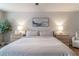Spacious main bedroom with neutral color palette, modern decor, and ample natural light at 4480 Sunflower Cir, Cumming, GA 30040