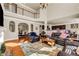 Spacious living room features an open floor plan, high ceilings, and hardwood floors at 2468 Cannon Farm Ln, Duluth, GA 30097