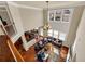 Spacious living room with high ceilings, large windows, hardwood floors, and comfortable seating at 2468 Cannon Farm Ln, Duluth, GA 30097