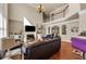 Inviting living room with an open layout and hardwood floors at 2468 Cannon Farm Ln, Duluth, GA 30097