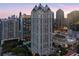 Exterior view of luxury high-rise building with skyline views and balconies at 199 14Th Ne St # 2407, Atlanta, GA 30309