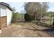 The backyard has plenty of space for your animals to run and enjoy the outdoors at 2100 Driftwood Cir, Cumming, GA 30041