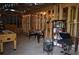 The basement features a large open area for storage or a workshop at 2100 Driftwood Cir, Cumming, GA 30041