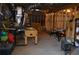The basement features a large open area for storage or a workshop at 2100 Driftwood Cir, Cumming, GA 30041