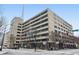 A large building in a vibrant cityscape offering modern residences with convenient access to downtown amenities at 878 Peachtree Ne St # 608, Atlanta, GA 30309