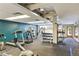 On-site fitness center featuring modern cardio equipment and a weight training area for convenient workouts at 878 Peachtree Ne St # 608, Atlanta, GA 30309