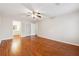 Main bedroom features hardwood flooring, crown molding, closet and ensuite bathroom at 220 Mimosa Dr, Fayetteville, GA 30214