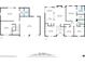 Two-story floorplan showing layout of bedrooms, Gathering room, garage, kitchen, and more at 7235 Magnolia Ln, Fairburn, GA 30213