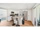 Bright kitchen featuring white cabinetry, a center island, and stainless appliances at 8 Pine Canyon Sw Dr, Atlanta, GA 30331