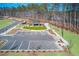 Aerial view of the community parking lot and greenspace at 5769 Tillman Way, Powder Springs, GA 30127