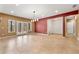 Spacious basement with tile flooring, French doors, and recessed lighting at 30 Crolley Ln, White, GA 30184