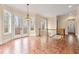 Bright hallway with lots of light and access to an outdoor balcony at 30 Crolley Ln, White, GA 30184