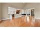 Spacious living room features hardwood floors, an open floor plan, and elegant design at 30 Crolley Ln, White, GA 30184