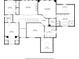 Detailed floor plan showcasing the layout of the home's second floor, including bedrooms and bathrooms at 1798 Braselton Hwy, Lawrenceville, GA 30043