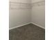 Walk-in closet with gray carpet and built-in shelving at 5253 Rosewood Pl, Fairburn, GA 30213