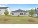 Picture of the backyard with a grass lawn at 8603 Secretariat Dr, Lithonia, GA 30058