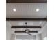 View of a ceiling with beams, recessed lights, and ceiling fan at 3286 Elwin Ragsdale Way, Acworth, GA 30102