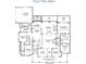 Detailed main floor plan showcasing the layout of rooms, including the kitchen, bedrooms, and living spaces at 3286 Elwin Ragsdale Way, Acworth, GA 30102