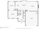 Floor plan features a living room, dining room, kitchen, Gathering room, bedrooms and bathrooms at 4157 Medlock Woods Dr, Snellville, GA 30039