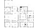 Detailed floor plan showing layout of living room, kitchen, bedrooms, bathrooms, and bonus room on two floors at 220 Chastain Park Ne Dr, Atlanta, GA 30342