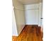 The closet with hardwood floors and is ready to store your wardrobe at 2213 Sandtown Sw Rd, Marietta, GA 30060