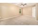 Large, bright bedroom featuring plush carpeting and natural light at , Fairburn, GA 30213