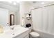 Clean bathroom featuring a tub with shower, white vanity, and white fixtures at 15 Lakeside Way, Cartersville, GA 30121