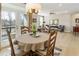Inviting dining area with doors to an outdoor balcony, offering natural light and outdoor views at 15 Lakeside Way, Cartersville, GA 30121